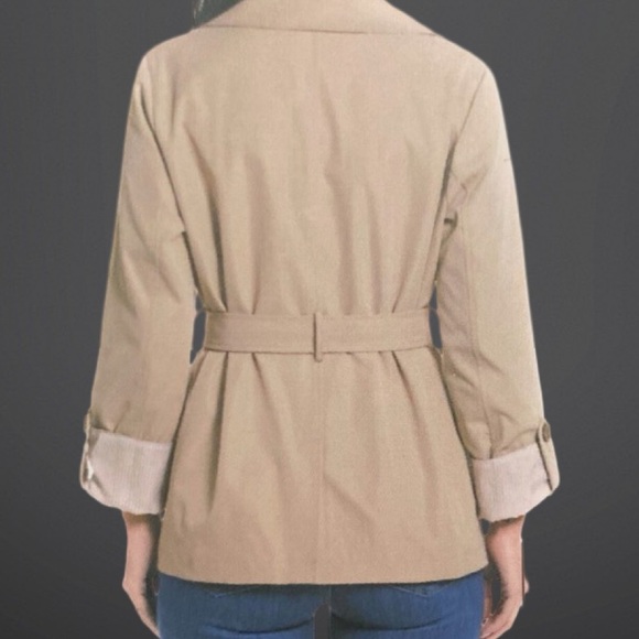 Weatherproof Women Double-Breasted Trench Coat Jacket Size XXL  Color Tan - Picture 5 of 7